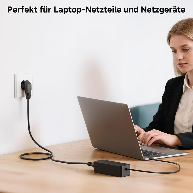 Cable Matters (2-Pack) CEE 7/7 to C5 Power Cable 2