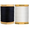 2 Pack Bundle - Black + White - Gutermann Natural