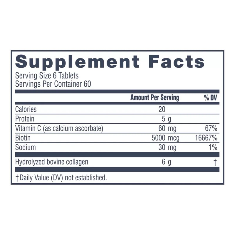 Super Collagen C + Biotin Neocell 360 Tab Sin Sabor