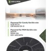 DEKAROX 2 x Activated Carbon Filter 105 mm Diameter for