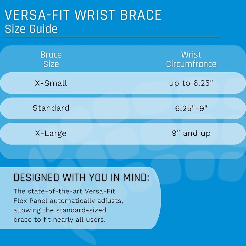 Ovation Medical Versa-Fit Wrist Brace - Premium Custom Fit Wrist