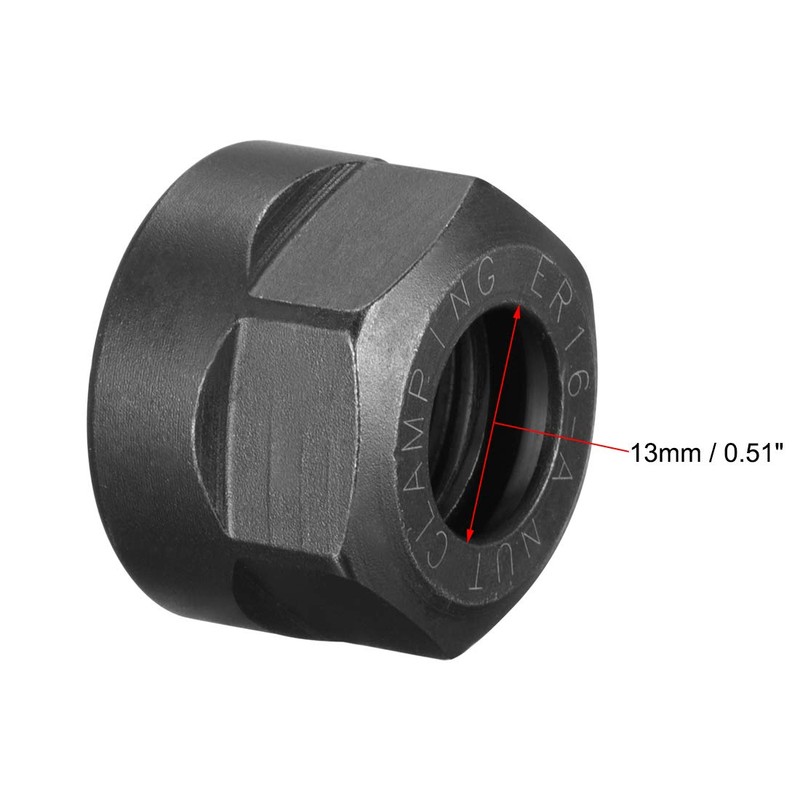 sourcing map ER16A Collet Chuck Nuts for CNC Milling Tool