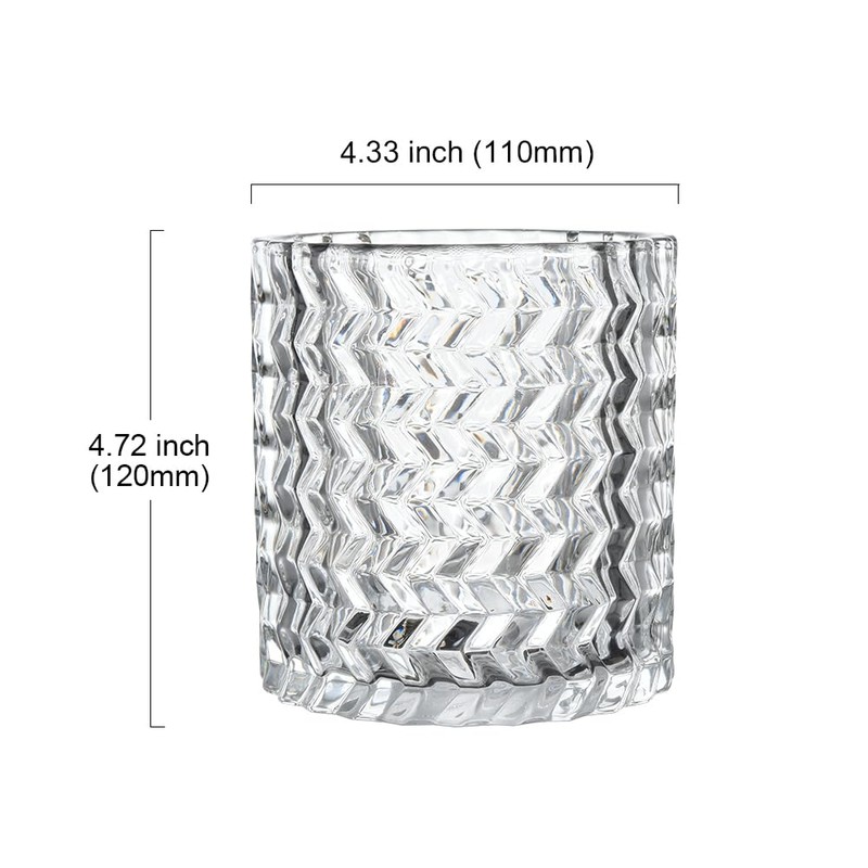 TODOLUZ Hammered Glass Replacement for Bathroom Wall Light Kitchen Island