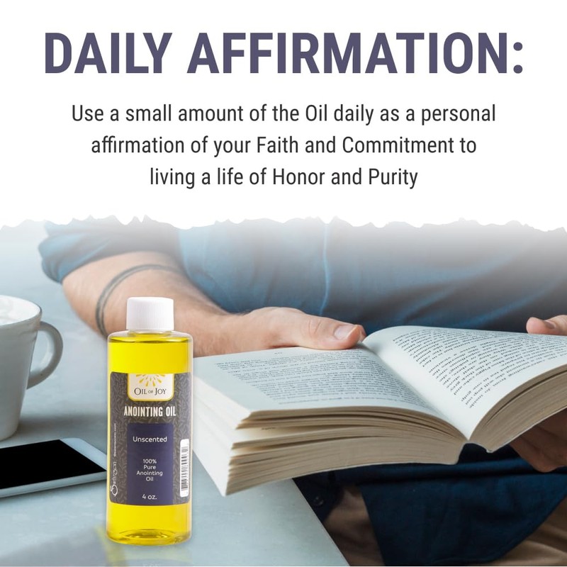 Anointing Oil for Prayers Unscented 4 oz Altar Size by