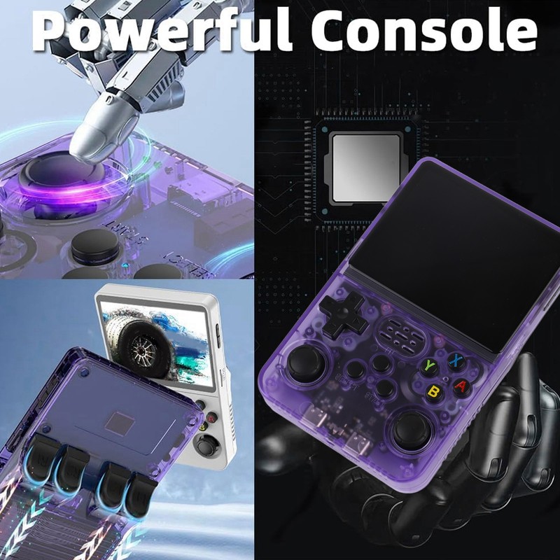 Handheld Retro Gaming Console 3.5 Inch IPS Screen DDR3L 1GB