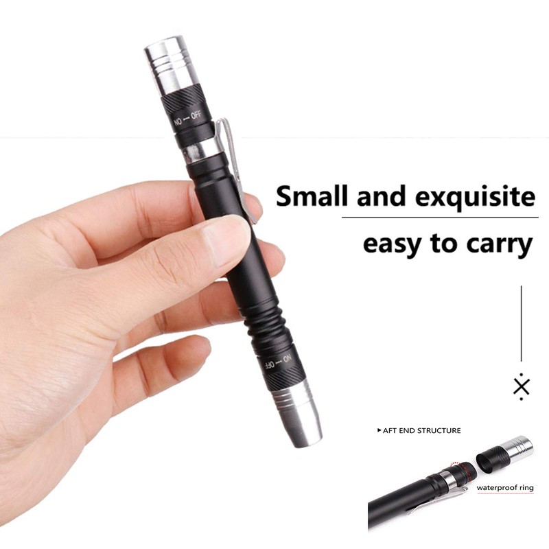 Pen Light Detector Torch Ultra Violet Torch White Purple for