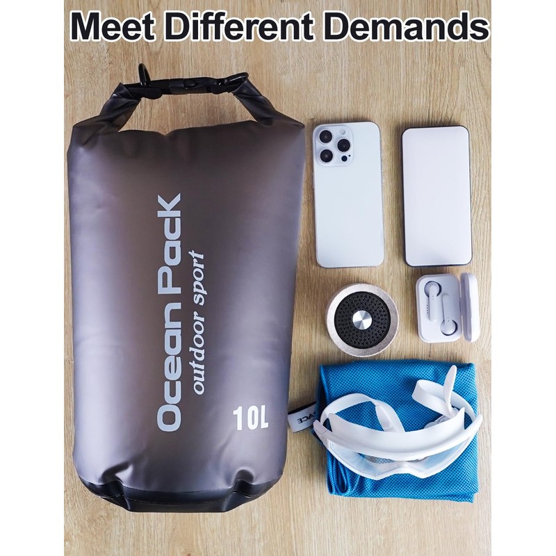 Henrycares Dry Bag Waterproof Bag, 20L 10L 5L 2L Waterproof