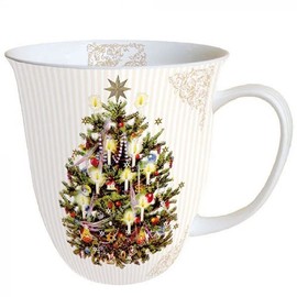 Ambiente Christmas Tree Cream Cup 0.4 L