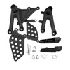 Motorcycle Front Rider Footrest Foot Pegs Bracket Set for Honda