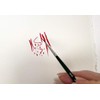 Silver Brush Ruby Satin Monogram Liner Short Handle Series 2522S