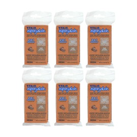 Jabón Corporal con Esponja Integrada 2 en 1, Exfoliación Suave, Aroma Café, Pack 6 Piezas, ESPONJABON T.TAIO