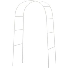 NStar Real Sized Metal Decoration Arch, White
