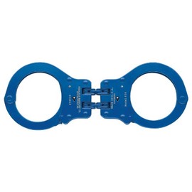 Peerless Handcuff Company, Hinged Handcuff, Model 850N, Hinged Handcuff - Blue Finish