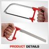 DNA MOTORING 7pcs Hacksaw Frame Set Heavy Duty Handsaw 8-inch