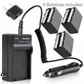 For Sony Kastar Battery Charger Sony DCR-TR7000 DCR-TRV7 DCR-TRV9 TRV110 TRV120 TRV130 - 2 Batteries