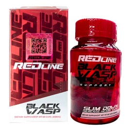 Suplemento Termogénico Black Wasp 60 Cápsulas Redline                                                                                                 