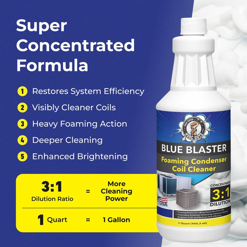 Leak Saver Foaming AC Condenser Coil Cleaner 4PK - 1