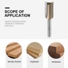 Router Bit Set for Woodworking, 1/4" Shank, Slotted Diameter 0.59inch,Straight