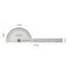 Urjumpea 180 Degree Spin Angle Finder Protractor Multifunctiona Stainless Steel