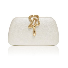 FUKEFUKEUS Glitter Clutch Purses for Women Evening Handbags with Snake Closure for Party Prom Wedding