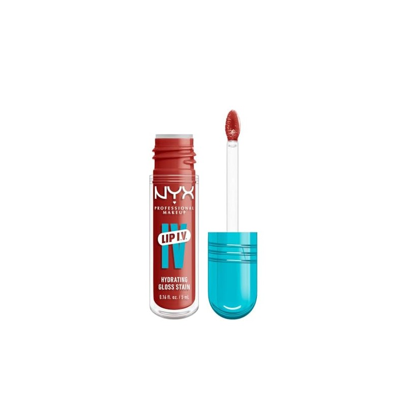 NYX Professional Makeup, Lip Iv Gloss Sérum Hidratante - Tono