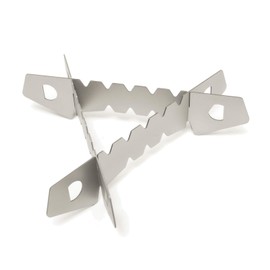 VARGO Hexagon Wood Stove Compatible Titanium Trivet T3 Lightweight Compact [Made in Japan] Marupeinet