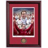The Legend (Nick Saban) Alabama Football Framed Print by Daniel Moore (Coin)