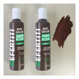 Shampoo Y Tratamiento Matizador Con Queratina - Nefertiti