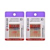Singer Titanium Universal Regular Point Machine Needles for Woven Fabric,