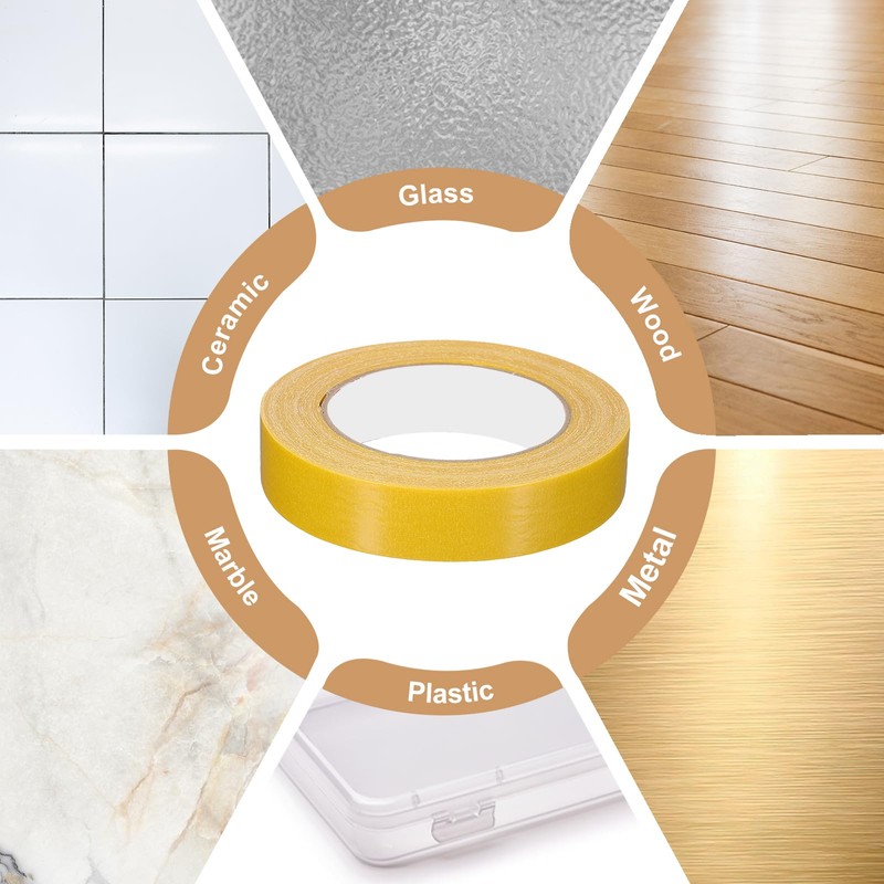 PATIKIL Fabric Tape, 6 Roll Double Sided Heavy Duty Sticky