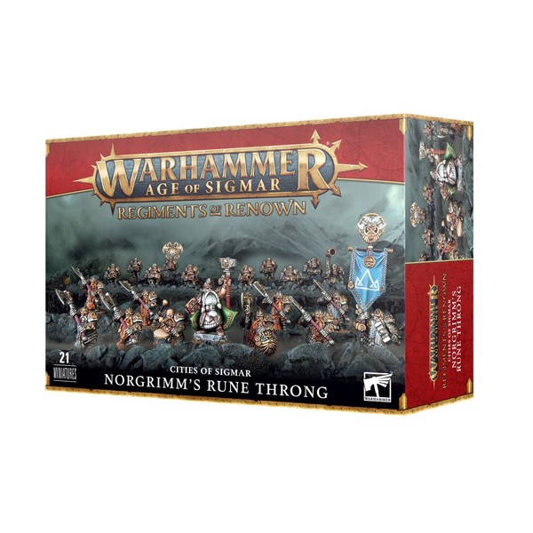 GW AoS Cities of Sigmar Regiment of Renown: Norgrimm's Rune Throng