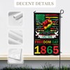 Juneteenth Garden Flag Custom Name/Photo June 19th 1865 African Afro