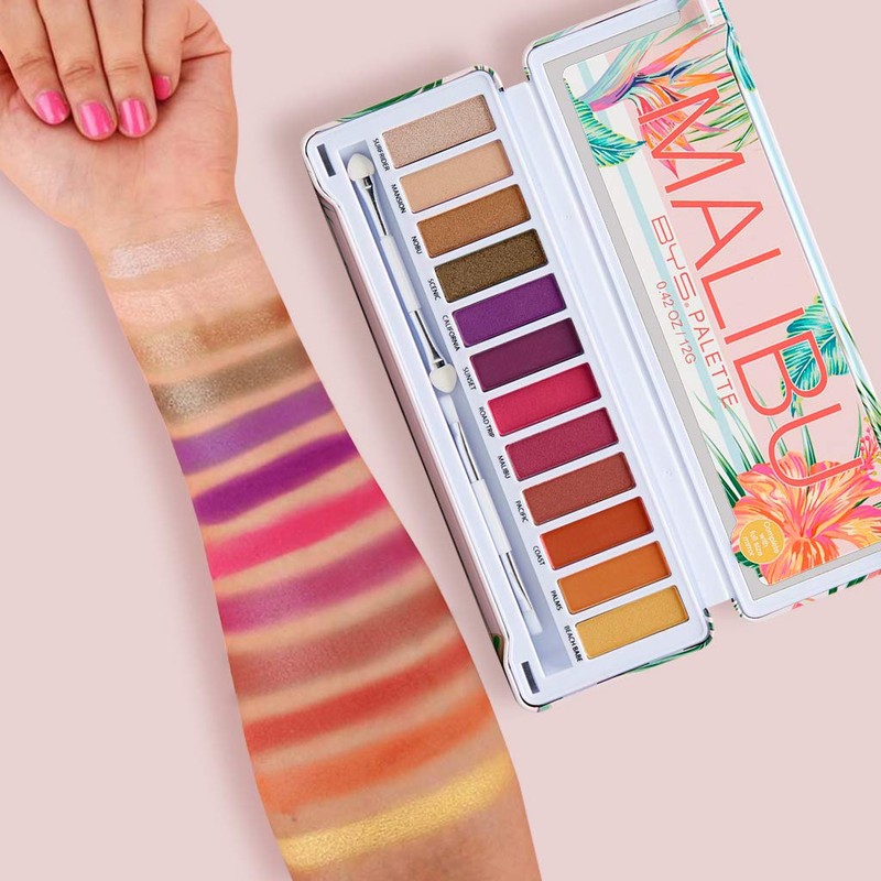 BYS Cosmetics Paleta de sombras 12 colores - Malibu