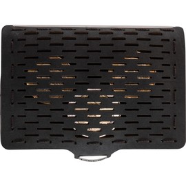 [I-CLIP] Original - Silver Frame Black - Leather Wallet - Credit Card Case with Money Clip - Luxury Wallet - Slim Wallet, silver