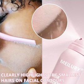 Spray Identificador de Vello para Afeitado Facial, Spray Dermaplaner Hidratante y para el Cuidado de la Piel, Spray Revelador de Brillo Facial para De