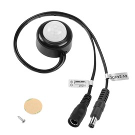 PNGKNYOCN PIR Motion Sensor Switch DC 6V-24V 5A PIR Infrared Motion Sensor for Human Body Adjustable Light Sensor for LED Strip