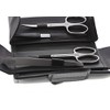 Nail Manicure Set, 4 Pieces Case Leather with Superfine Instruments.
