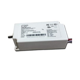ERP Power ESS020W-0700-24 CC LED Power Supply 120-277 Vac, 87% eff, Rectangular ESS Plastic Case, Forward/Reverse Phase & 0-10V dimming, 1-100% dim Range, 16.8 W max, 700 mA Iout, 14-24 V Vout