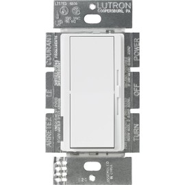 Lutron, White DVLV-10P-WH PRESET DIMMER