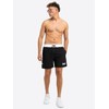 Lonsdale Herren Thorpe Badehose, Black/White, Medium