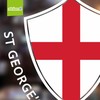 St Georges Day Decorations Window Sticker - St George Shield