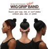 6 PACK!! No-Slip Comfort Adjustable Wig Grip Velvet Band (Beige)