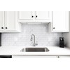 StyloVue 100 Pieces Peel and Stick Backsplash for Kitchen, 3"