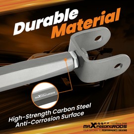 maXpeedingrods Rear Toe Arms for Nissan 350Z Z33 2003-2009, for Infiniti G35 2003-2007, Adjustable Rear Toe -2° to +2°, Gray