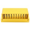 30pcs Dental Polishing Bur Drill High Speed Emery Dental Burs