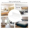2Pcs Clear Floating Shelf Acrylic Fine Surface Delicate Modern Transparent