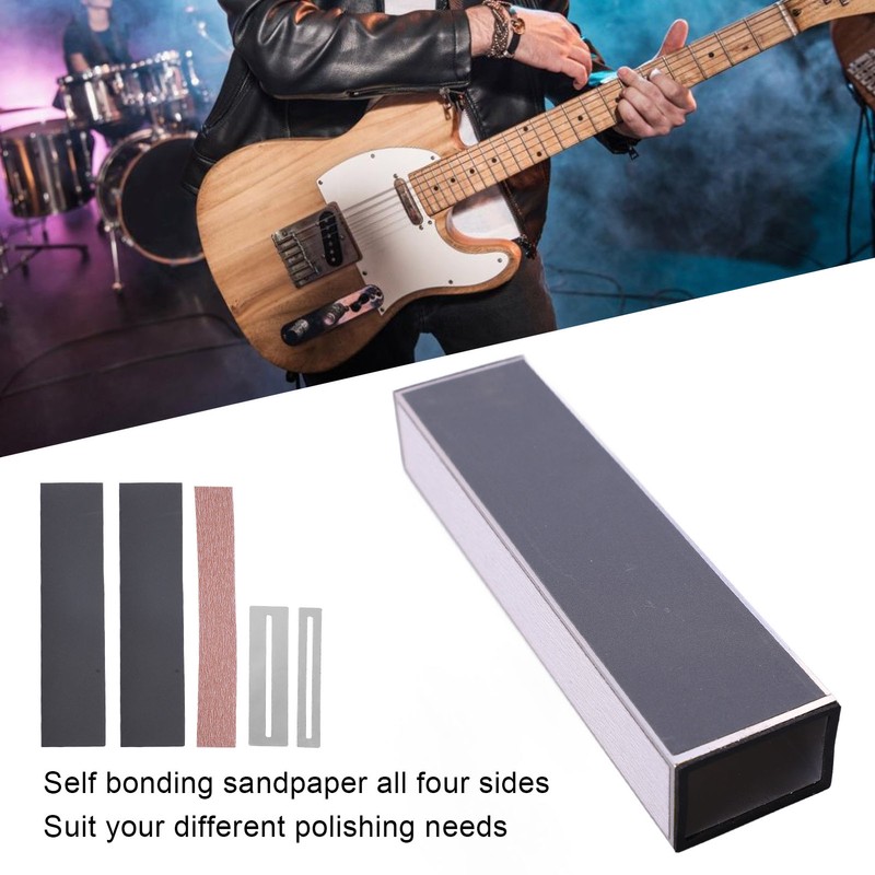 Guitar Fret Leveling File Acoustic String Sanding Beam Sandpaper DIY
