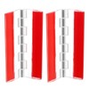 uxcell 2Pcs Acrylic Hinges, 75x45mm Self-Adhesive Clear Hinge with Stainless