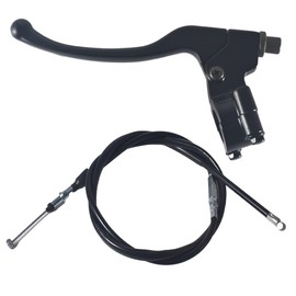 JOIQEXJ 22mm Left Brake Clutch Handle Lever 155cm Cable for Coleman CT100U CC100X 98cc 3HP for Baja Doodle Bug DB30 for Motovox MBX10 MBX11 Monster Moto Powersport Mini Bike Parts