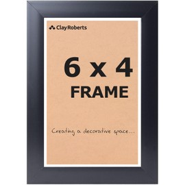 Photo Picture Frame 6 x 4, Black, Freestanding and Wall Mountable, 10 x 15 cm, 6x4 Picture Frames, Black Frames, Photo Frame, 6x4 Photo Frames, Picture Frames, 4x6 Photo Frames